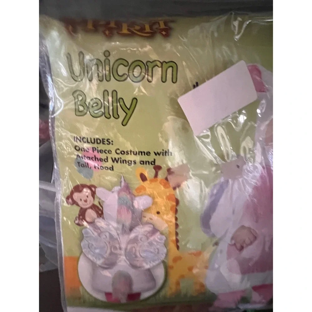 NEW Spirit Baby Unicorn Belly Complete Costume 18-24 months Halloween Dress-Up